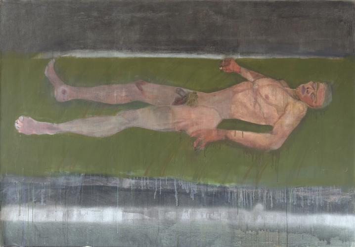 Christoph 1992 Acryl auf Leinwand 140×200 cm (c) Andrea Muheim