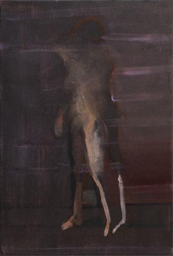 Mit C. I 2021 Oel auf Acryl auf Leinwand 45×30 cm (c) Andrea Muheim